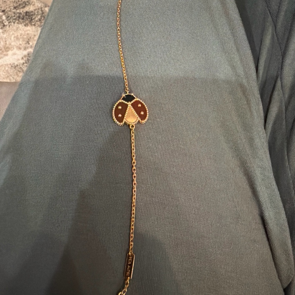 Pre-Owned Van Cleef & Arpels Lucky Spring ladybug Bracelet Rose Gold